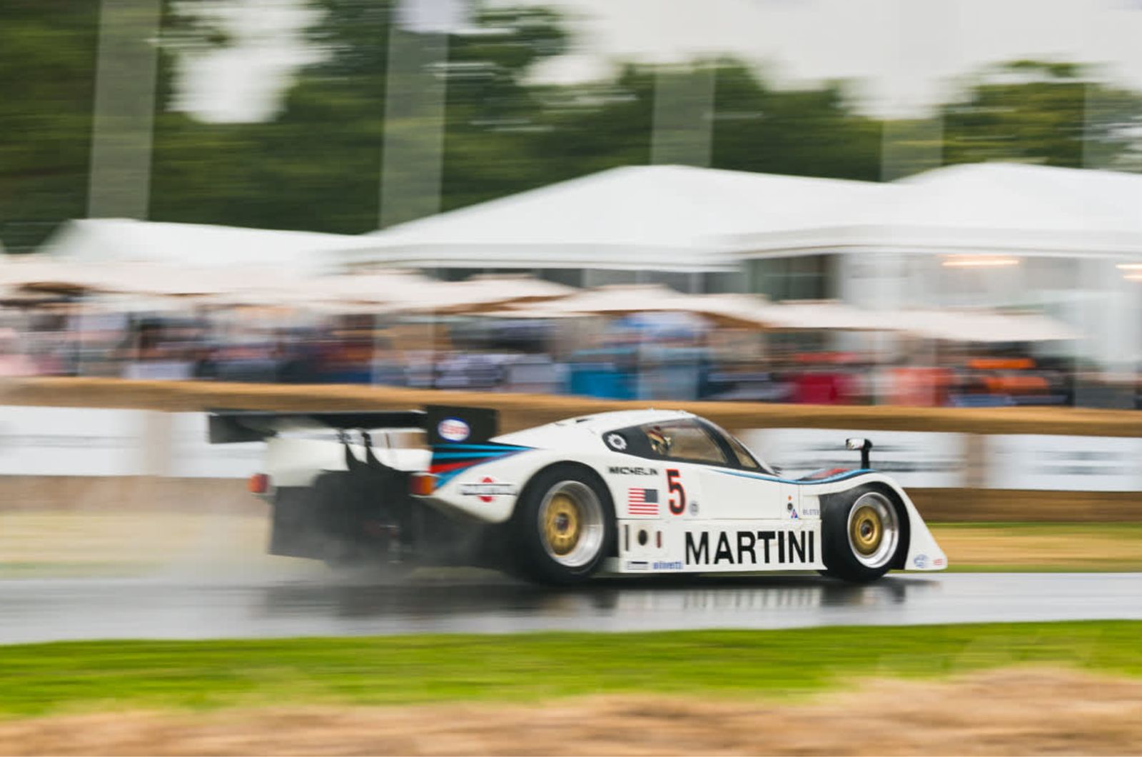 Lancia LC2 rear dynamic Goodwood Festival of Speed 